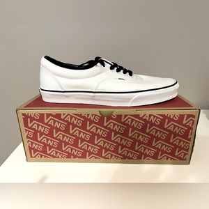 True White/Black Men’s Vans Era